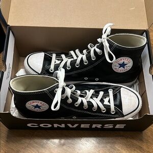 Converse Black High Top Sneakers
